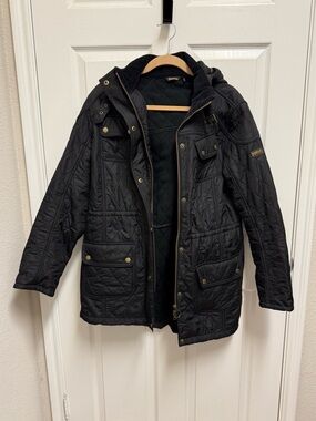 Barbour Quilted Midi Jacket